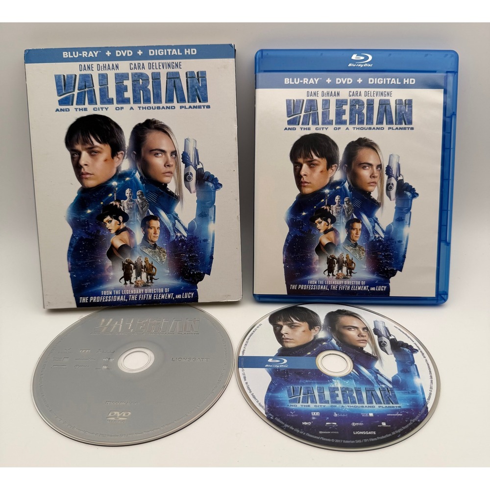 Valerian and the City of a Thousand Planets Blu-ray DVD Lionsgate Sci-Fi Movie